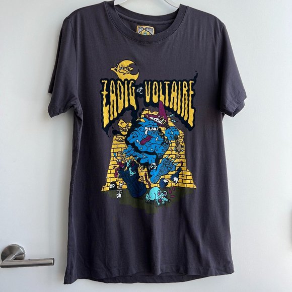 Zadig & Voltaire Other - Zadig & Voltaire - Dark grey graphic t-shirt